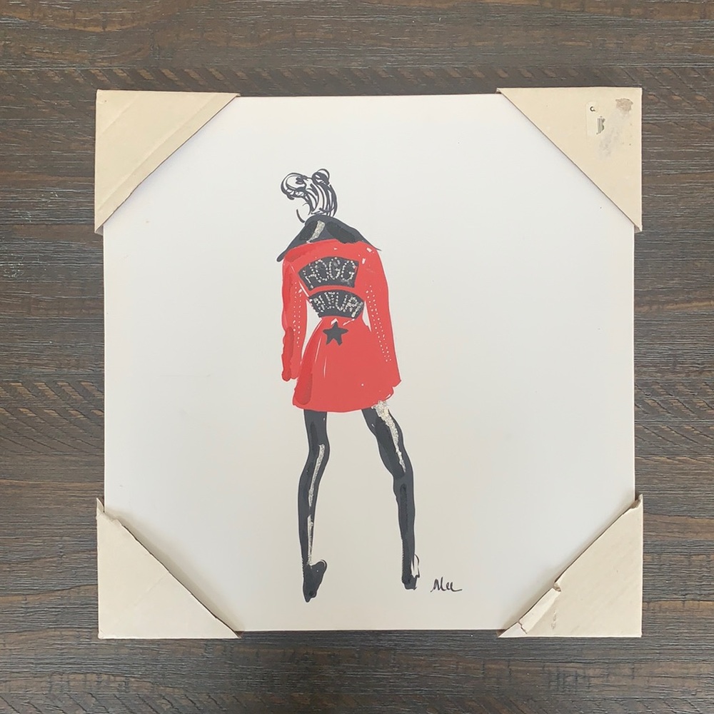 Canvas Wall Art Sketch of Girl